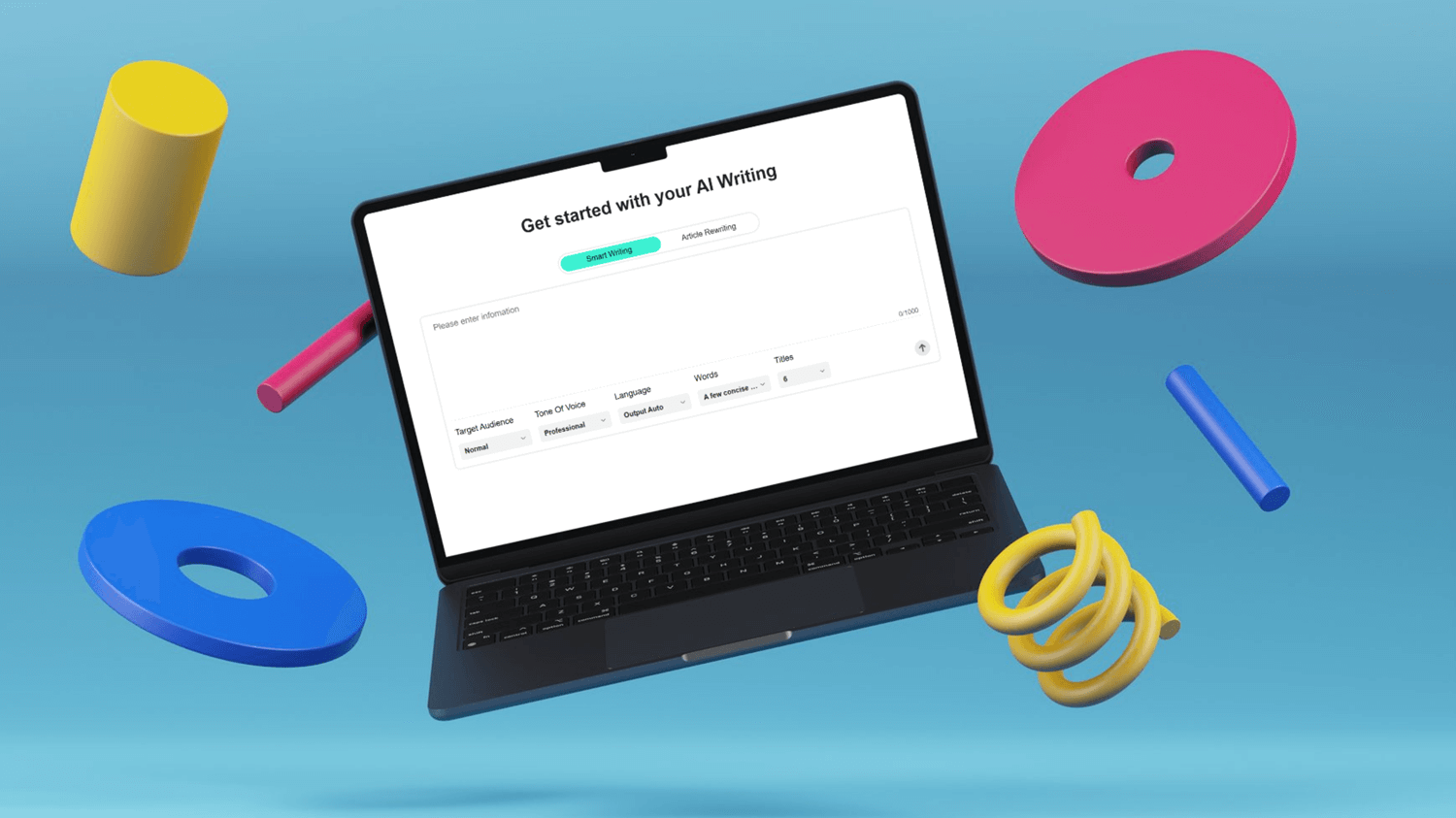 Generate text content and presentation scripts quickly with Smallppt AI Writing Tool