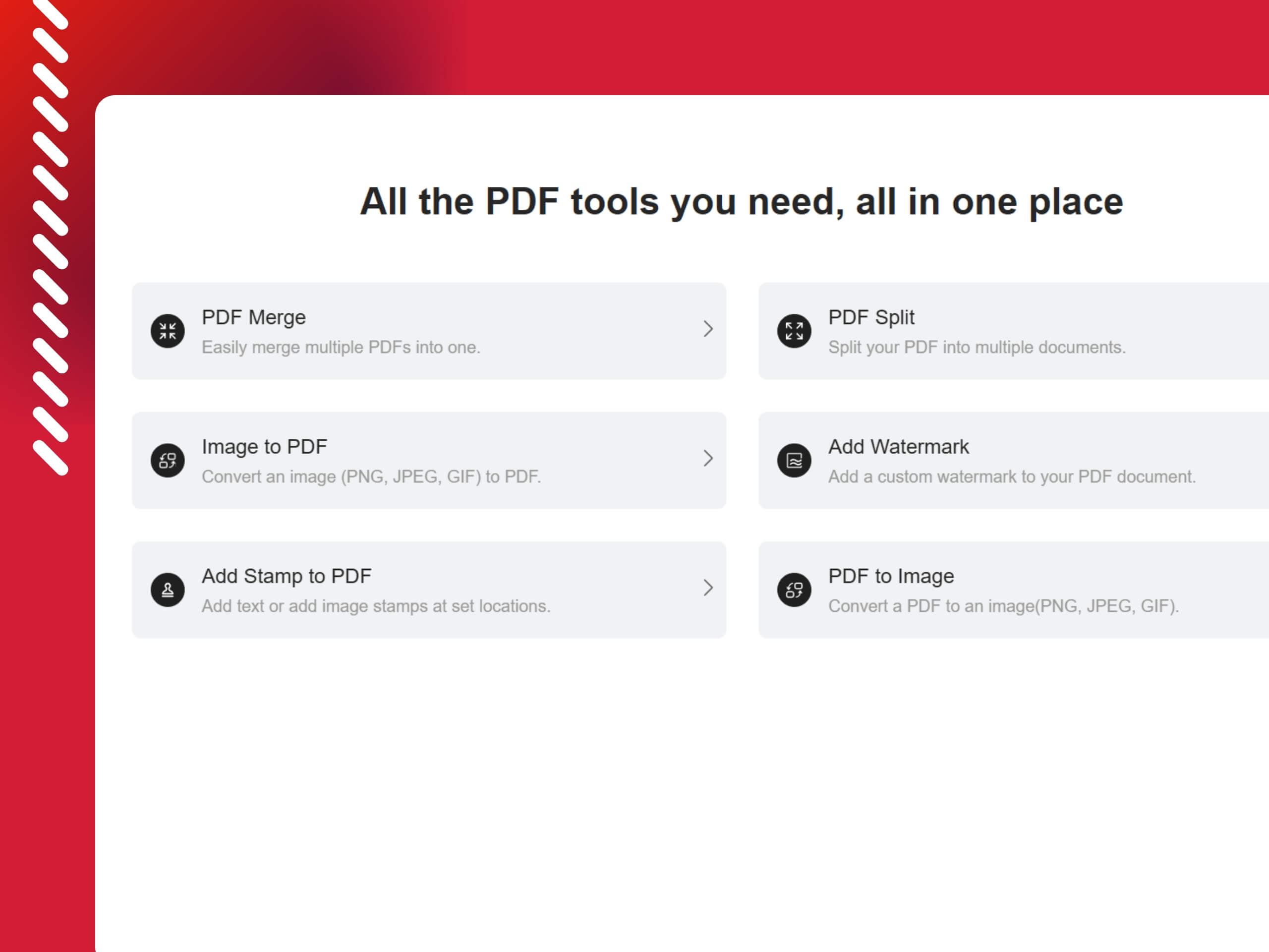 Free online PDF tools to split, merge, protect, and convert PDF to JPG with Smallppt